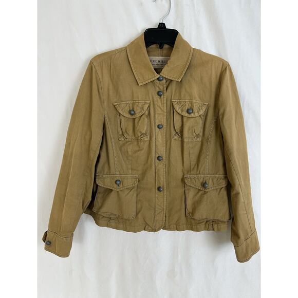 Blue Willi's Jackets & Blazers - BLUE WILLI'S Natural Garments made In Denmark Quality Field Jacket Military Lg